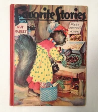 Vintage Children's Book FAVORITE STORIES Saalfield Akron, Ohio 1941 #468