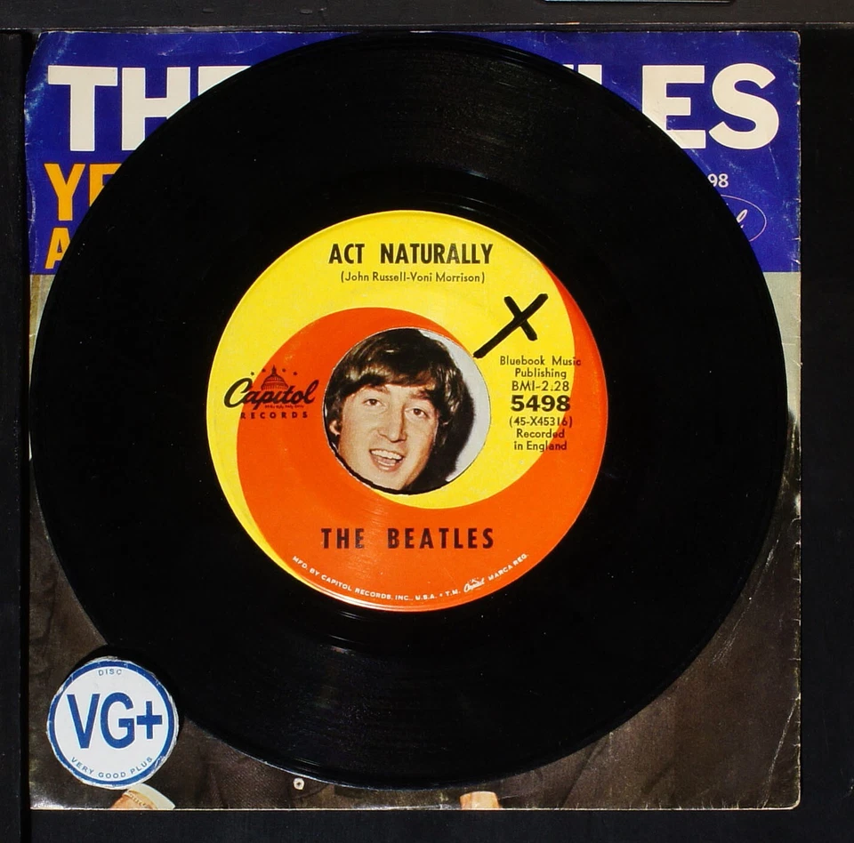 The Beatles - Yesterday / Act Naturally - 7" single 45rpm record US - Image 4 of 4