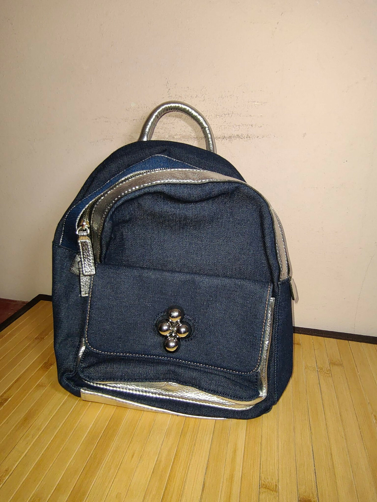 Marella Ciack Backpack Navy Blue borsa Donna Originale 100%