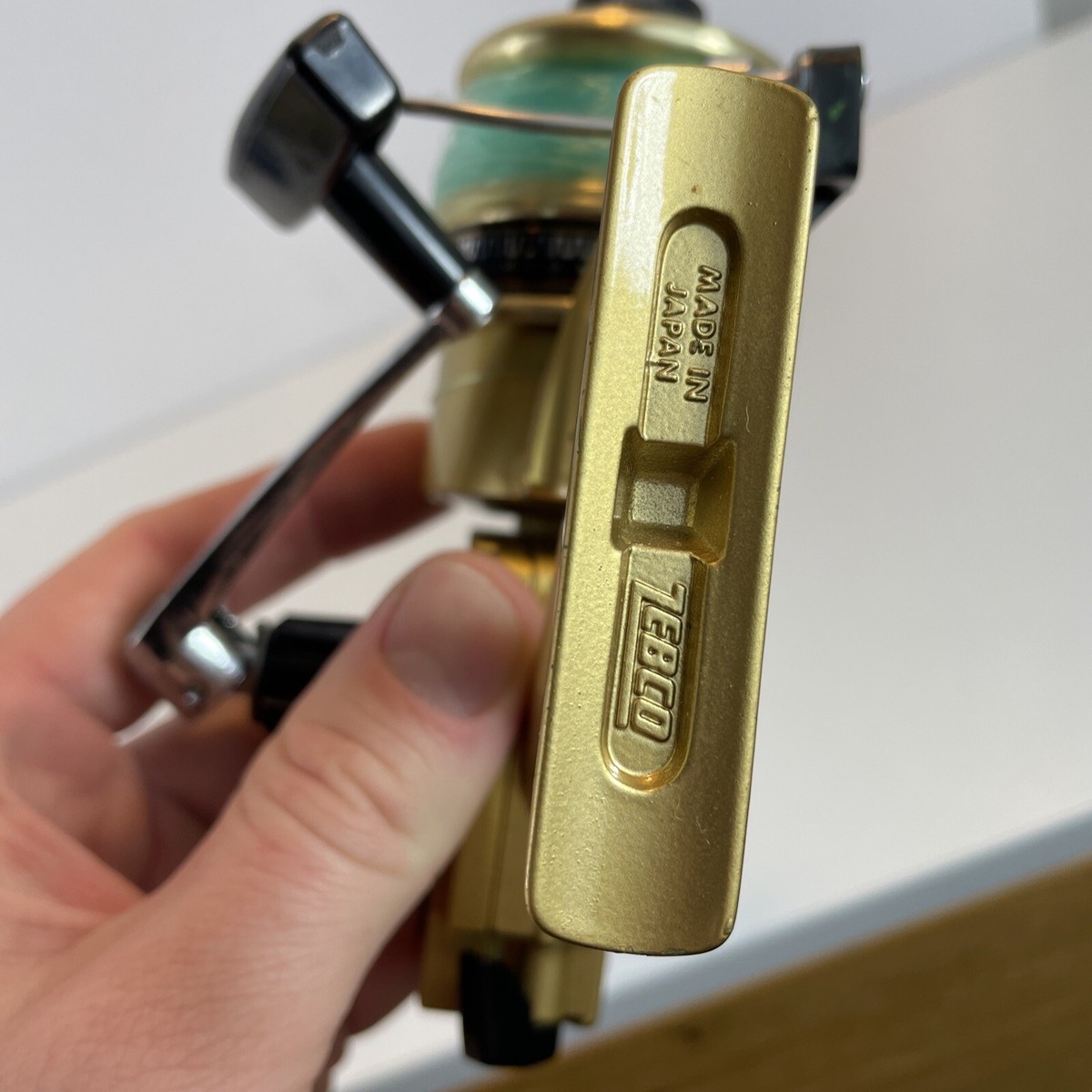 Vintage ZEBCO 6020 Gold Fishing Spinning Reel, Made in Japan 4:7:1