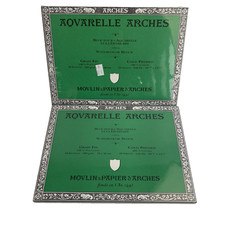 2 NEW Arches Aquarelle Artist Watercolor Bloc...