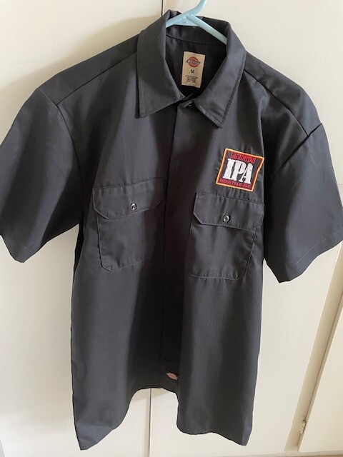 Lagunitas Crew Black Dickies Work Shirt Medium