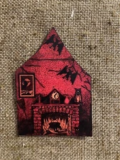 U Pick Vintage Inspired Haunted House Living Room Halloween Cardstock Decoration