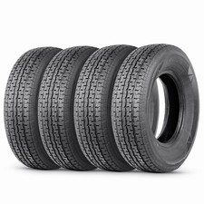 Set Of 4 St 22575r15 Trailer Tires Radial 10pr 2257515 Load Range E Tubeless