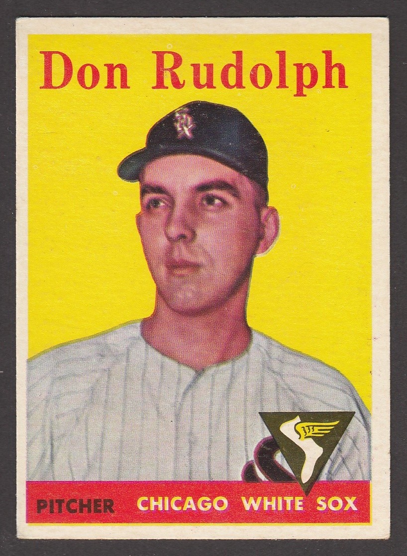 1958 TOPPS BASEBALL # 347 DON RUDOLPH RC INV J2066 | eBay