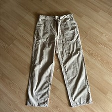 COS Beige Tie Waist Relaxed Casual Pants Wome...