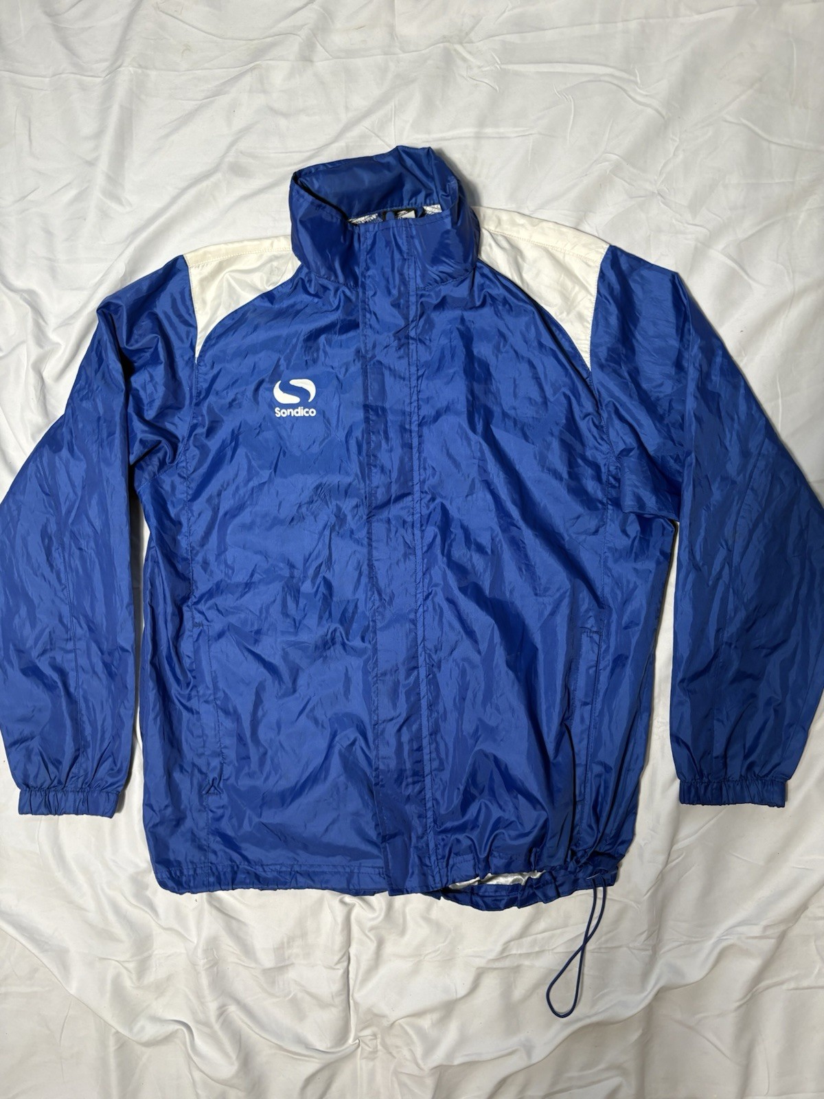 Sondico Blue Lightweight Windbreaker Jacket | Zip-Up | Medium