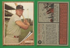 1962 Topps Baseball ~~~ CARL SAWATSKI ~~~ No. 106 ~~~ FREE S/H ~~