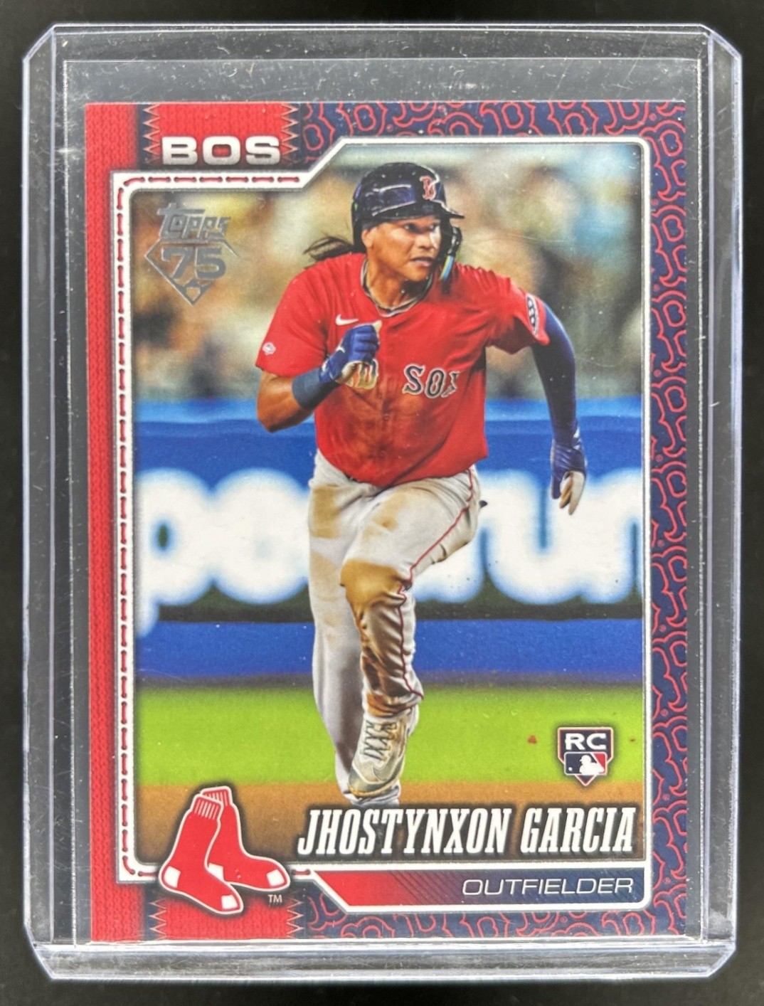 2026 Topps Jhostynxon Garcia RC Team Color Border Variation SP #316 Red Sox