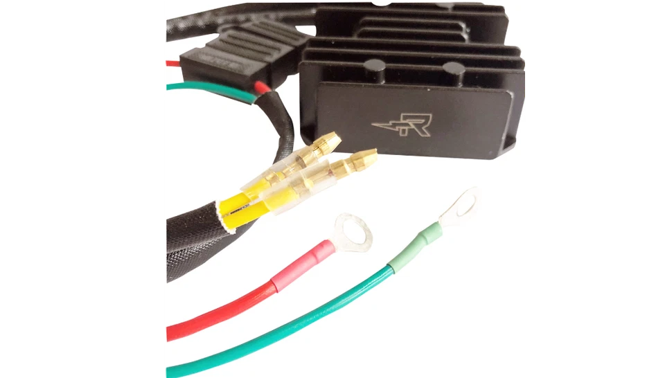 Kit de carregamento Ricks alta saída retificador regulador estator Honda CB350 CB360 - Imagem 3 de 4