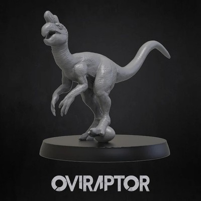 Oviraptor - Dinosaurs Set 1 - 3D IP Studios - Terrain Wargaming D&D DnD 28mm 32m