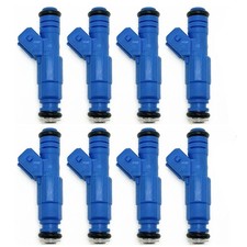 Setof 8 Fuel Injectors Racing Type For Mustang V8 4.6l 5.0l 5.4l Ev1 Style