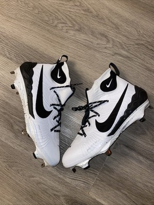 Nike Alpha Huarache NXT White Black Baseball Cleats DJ6517-107