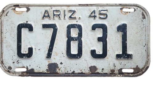 1945 ARIZONA license plate C 7831 
