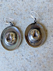 VINTAGE COWBOY HATS STERLING PIERCED EARRINGS MARKED M@925 — photo 10