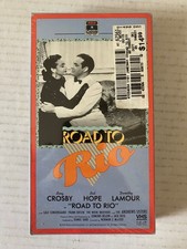 Road to Rio VHS 1947 Comedy Musical Bing Crosby Bob Hope RCA Columbia