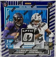 2025 Panini Donruss Optic Football Mega Box BLUE Hyper – Factory Sealed NFL A