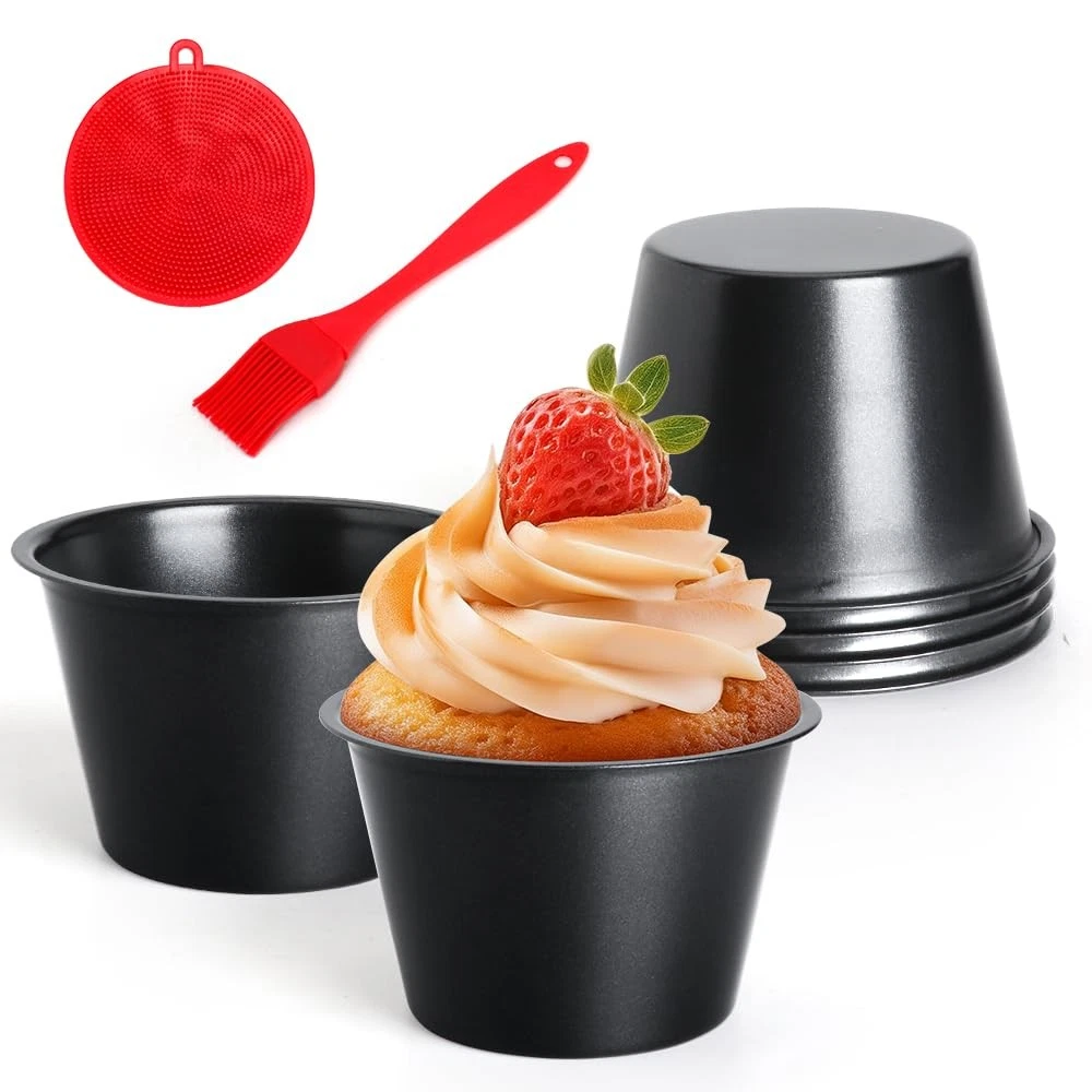 6 PCS Nonstick Popover Pan Carbon Steel Muffin Cupcake 3.5x2.2 Inch
Opens in a new window or tab
