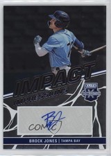 2023 Panini Elite Extra Edition Impact Impressions Brock Jones #II-BJN Auto 1m49