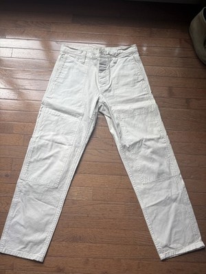 Madewell Pants Mens 31 Off White Regular Fit Straight Double Knees