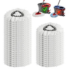 20Pack Spin Mop Replacement Heads, Microfiber Spin Mop Refills for EasyWrin 1...