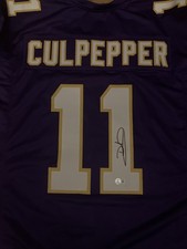 MINNESOTA VIKINGS AUTOGRAPHED HOME JERSEY🏈🏈 DANTE CULPEPPER BECKETT CERT⭐️