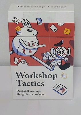 #ad Pip Decks Workshop Tactics Official 56 Card Deck for Running Effective Workshops $29.00