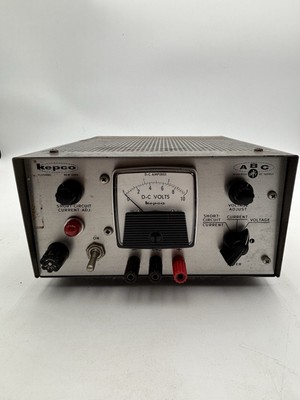 Kepco ABC 15-1M Regulated DC Power Supply Manual Battery Charger