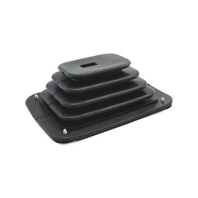 Quality Small Rubber Shifter Boot Kit Universal With Chrome Plate multicolour 