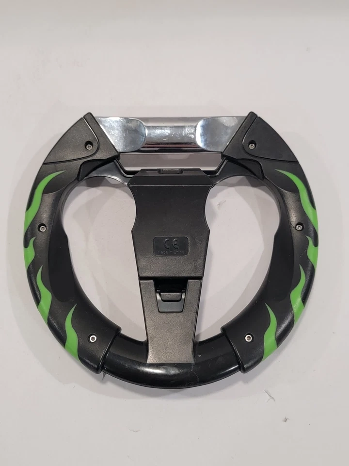 Volante Activision Monster Jam Nintendo Wii negro con llamas verdes Foto 4 de 4