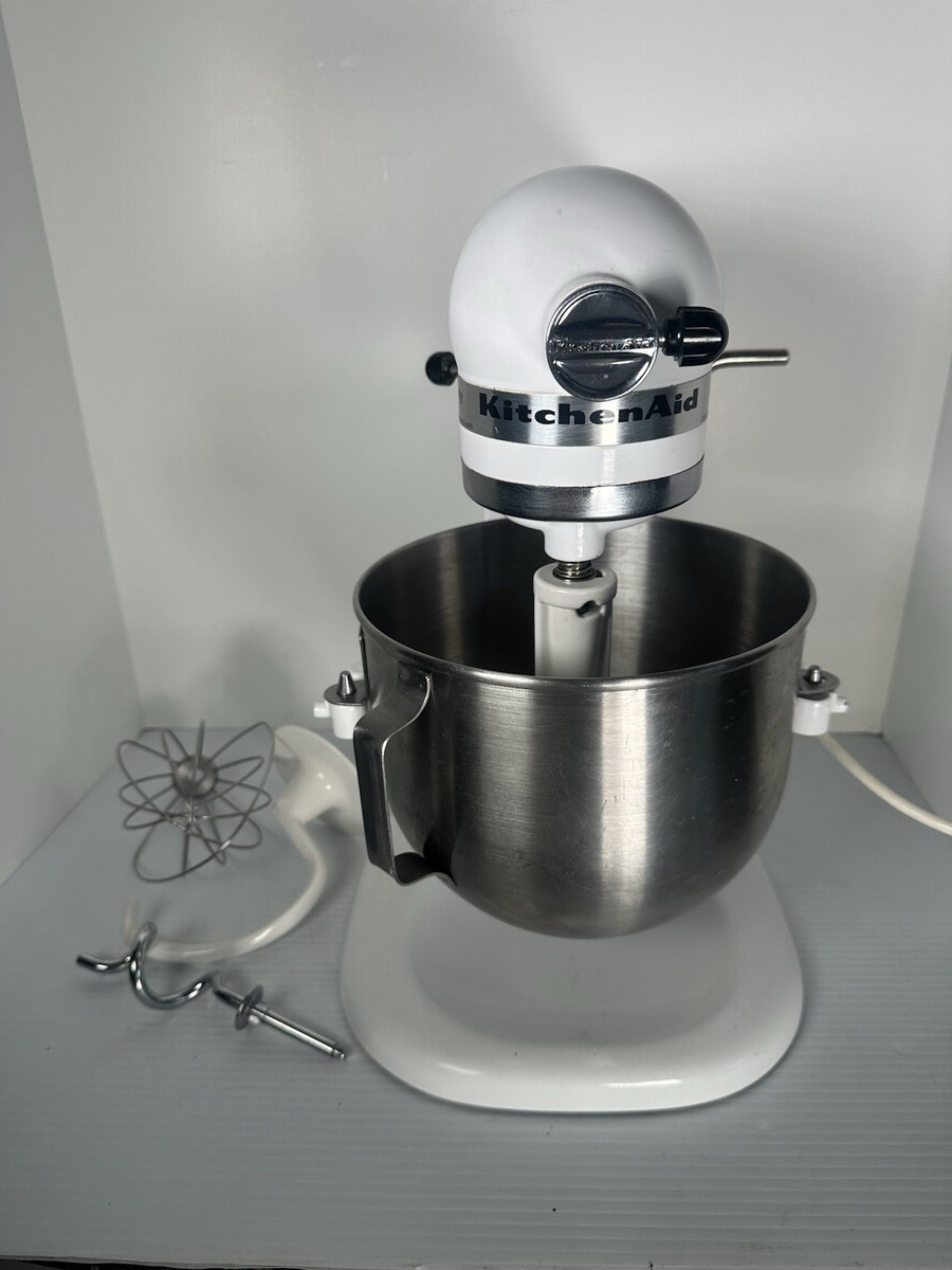 Y*I様 Kitchen Aid キッチンエイド スタンドミキサー K5SS ア KitchenAid K5SS Heavy Duty Series 5qt Stand Mixer - White for sale