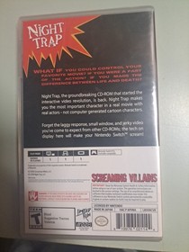 Night Trap (Nintendo Switch) Sega CD Variant Cover - Limited Run Games 008