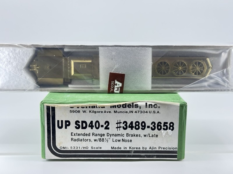 HO Scale Overland Models OMI 5331 Union Pacific UP SD40-2 Diesel Locomotive NEW