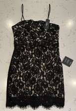 LuLus Little Black Lace Dress Size Medium NWT