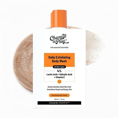 Chemist At Play Peeling Body Wash 236 ml | Entfernt Bräune, bekämpft Körperakne