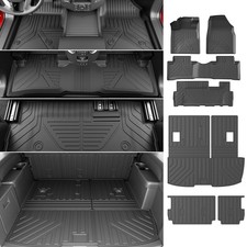 For 2009-2015 Honda Pilot Floor Mats Cargo Mat Floor Liner Trunk Cargo Liner