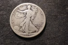 1917-S OBV VG F Bold Devices Walking Liberty Half Dollar PSC