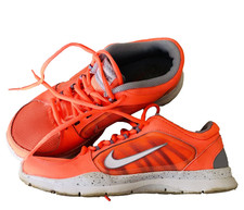 Nike Trainers Uk 4 Neon Orange Lightweight Mesh Fabric Speckle Upper Sole