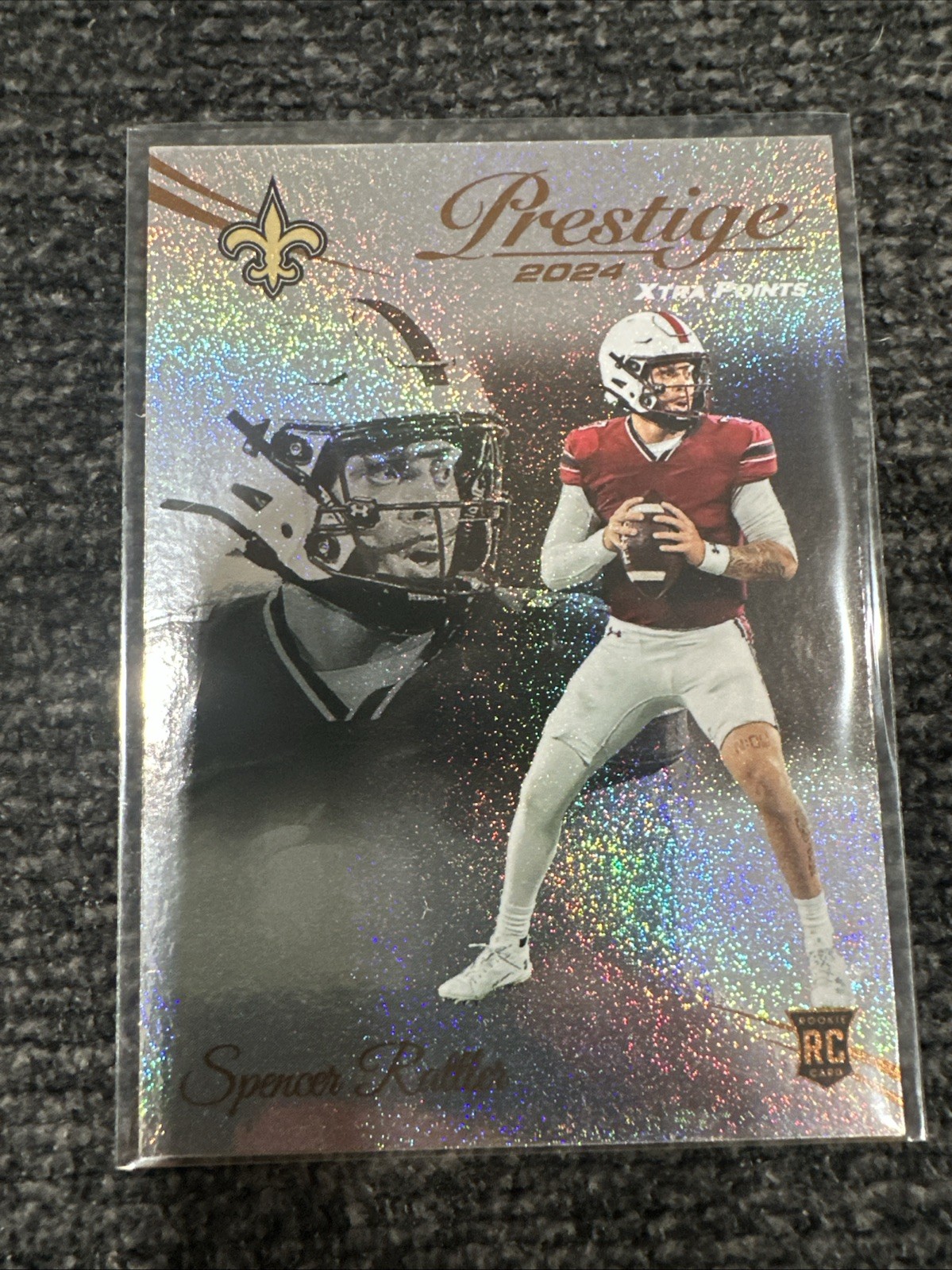 2024 Panini Prestige - Rookies Spencer Rattler #359 Xtra Points Galaxy (RC)