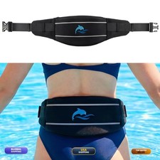 YOTAN Adjustable 3 Section Swim Belt for Adults with Reflective Strips