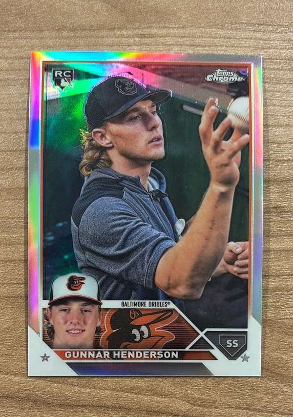 2023 Topps - Chrome Retail Rookie Variations #206 Gunnar Henderson