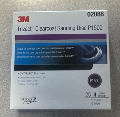 #ad #ad 3m Trizact 1500 Grit Clear coat Sanding disc 6 inch $50.00