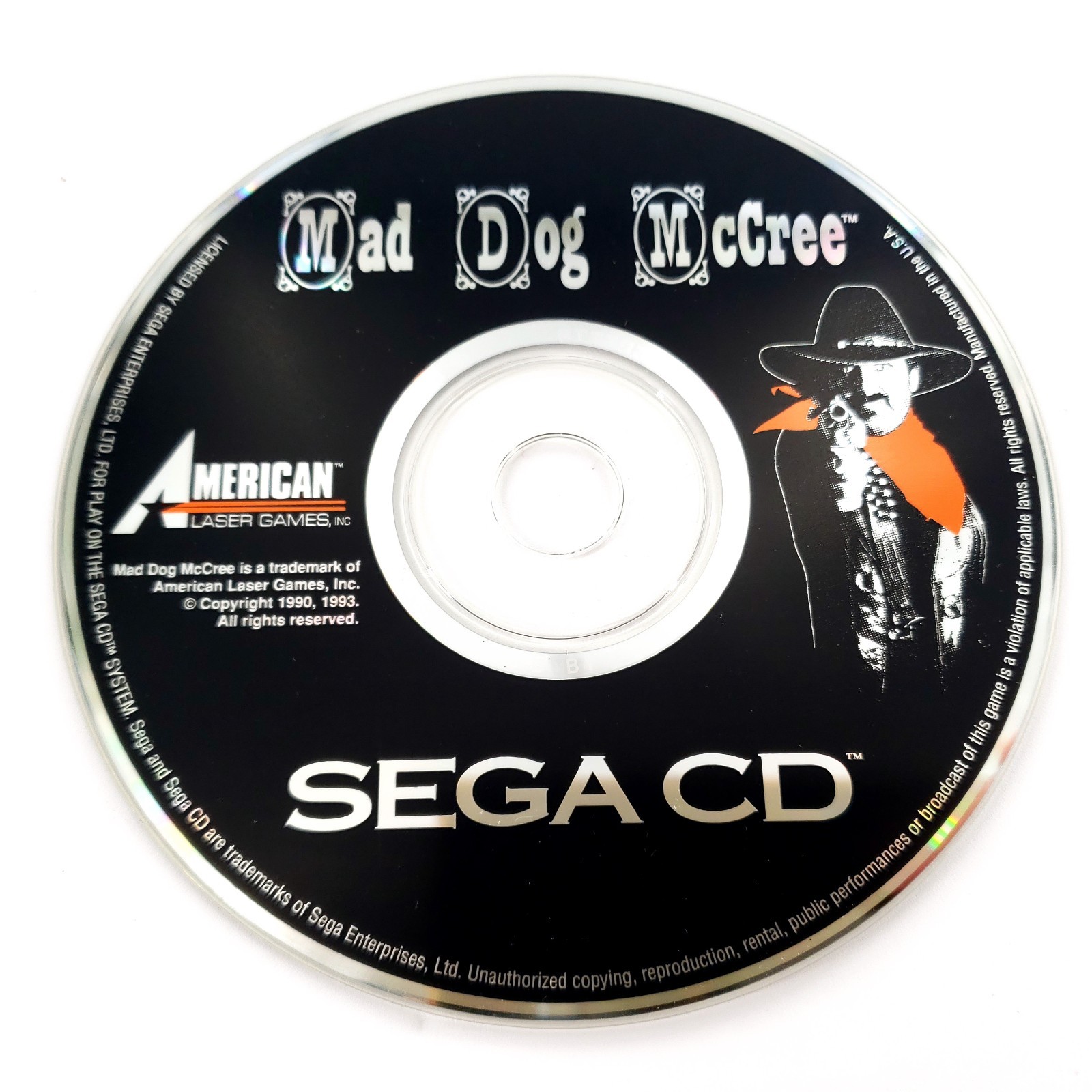 Mad Dog McCree (Sega CD, 1993) Disc Only Tested & Works