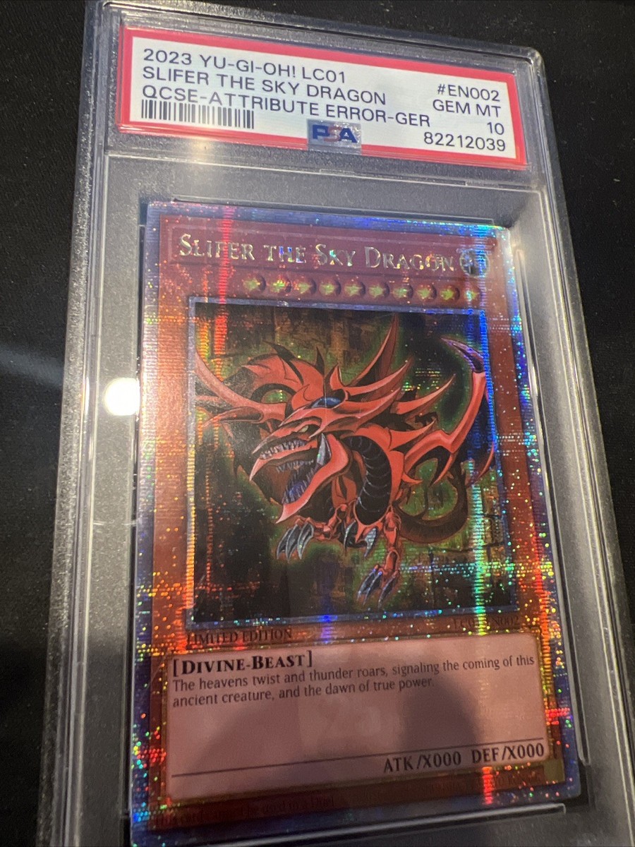 Slifer the Sky Dragon PSA 10 Quarter Century Rare LC01-EN002 | eBay