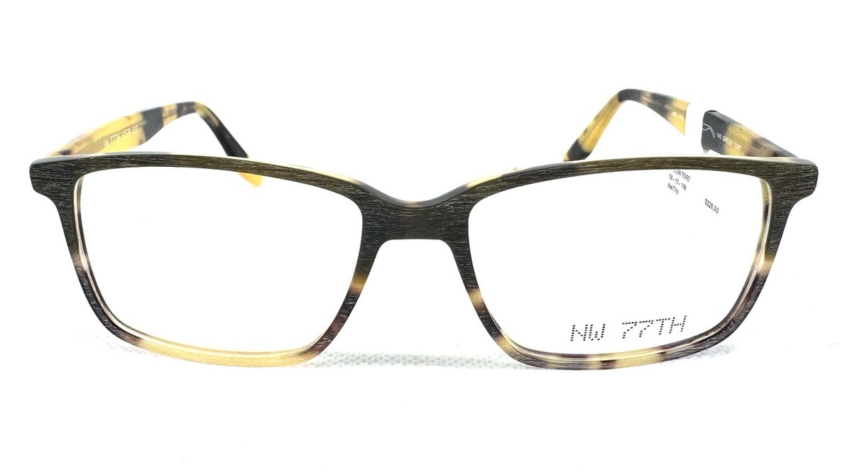 NW 77TH USA 1030 GREEN TORTOISE FRAMES EYEGLASSE 50-17-140  display picture 1