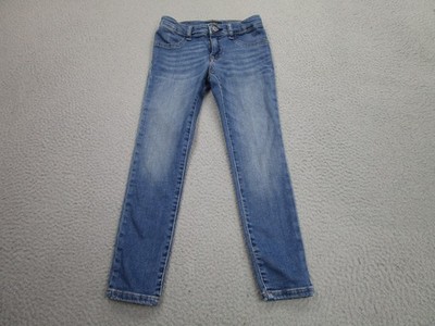 Polo Ralph Lauren Aubrie Legging Girls 8 Blue Denim Adjustable Waist Youth Kids