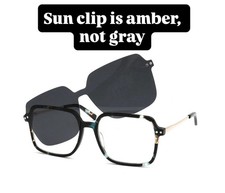 Eyeglasses With Magnetic Sunclip