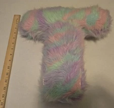 T Rainbow Pillow Reversible Sequin One Side And Plush On Other 13×13