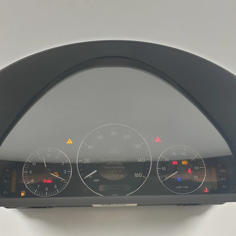 06-09 Mercedes W209 CLK350 cupé cuadro de instrumentos velocímetro OEM Foto 3 de 4