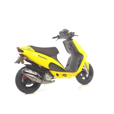 Auspuff passend für Beta Quadra 50 97-01 Leo Vince Handmade Schalldämpfer Tt 1 Stück